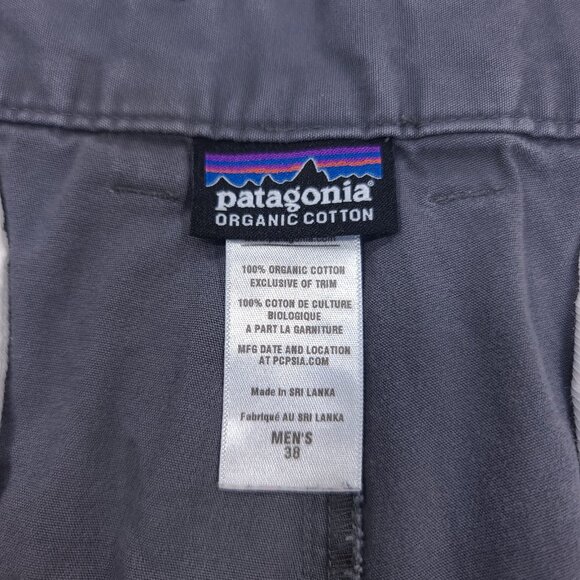 Patagonia Shorts Mens 38 Gray All-Wear 8" Cotton Outdoor Hiking Travel Bermuda - Picture 6 of 7